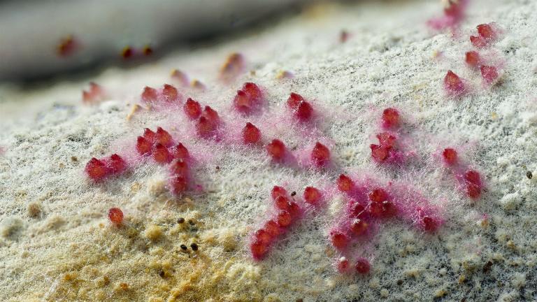 Rosafarbener Schmarotzerpustelpilz (HYPOMYCES ROSELLUS)